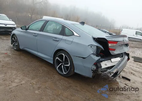 2022 Honda Accord Sport из США, поврежденный, VIN 1HGCV1F31NA021240